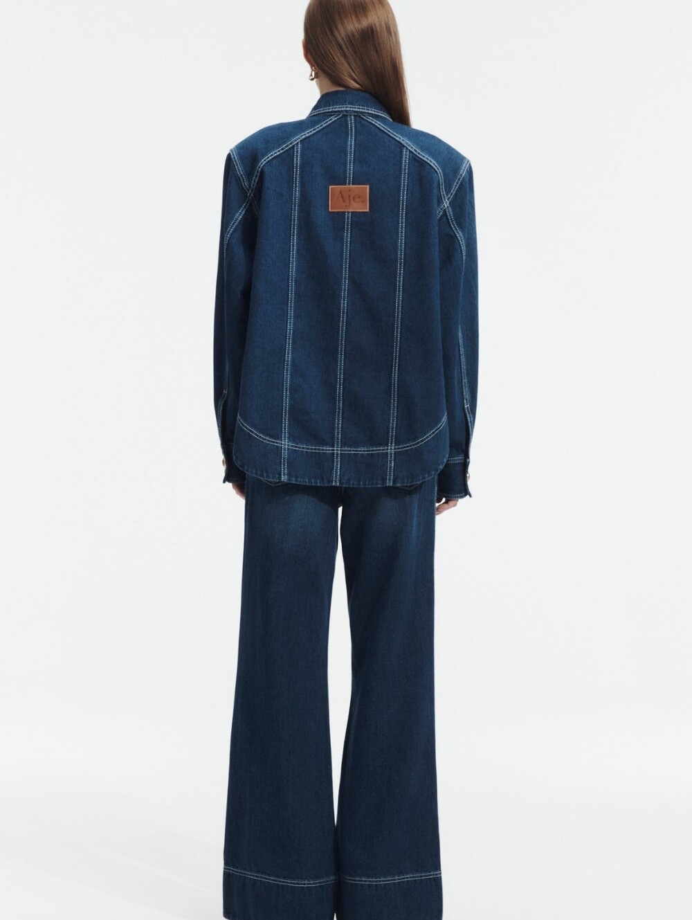 AJE Rylee Denim Shirt - Picture 3 of 14